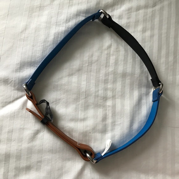 Smart Set - Black Brown and Blue Faux Leather Belt - 3/25$ - Picture 6 of 8